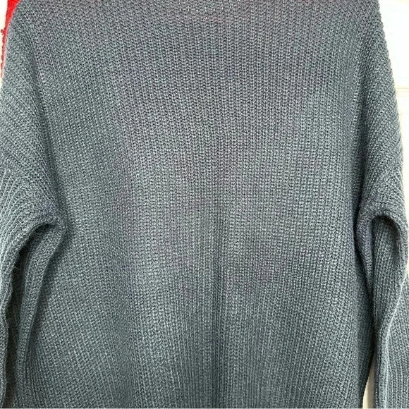 Bluenotes Cable knit  Sweater Crewneck Chevron Red, White, & Blue Size Medium - Picture 11 of 16